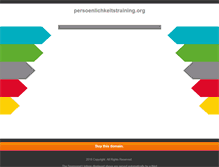 Tablet Screenshot of persoenlichkeitstraining.org